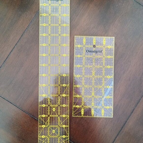💛💛💛OMNIGRID QUILT RULERS (3) DIFFERENT SIZES EEUC - Picture 2 of 3